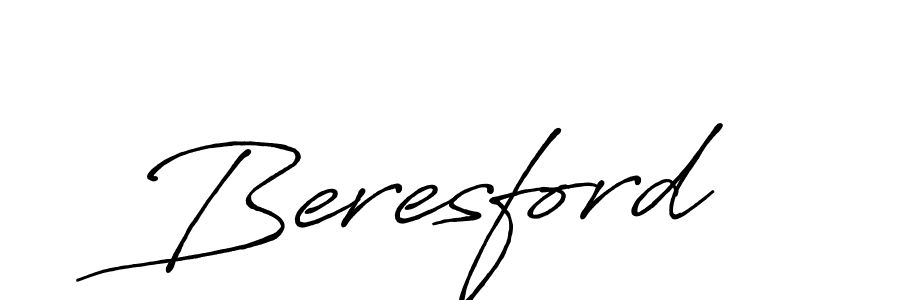 How to make Beresford signature? Antro_Vectra_Bolder is a professional autograph style. Create handwritten signature for Beresford name. Beresford signature style 7 images and pictures png
