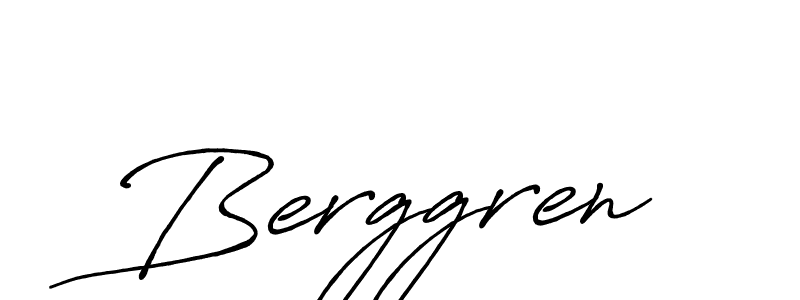 Create a beautiful signature design for name Berggren. With this signature (Antro_Vectra_Bolder) fonts, you can make a handwritten signature for free. Berggren signature style 7 images and pictures png