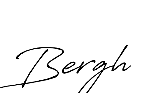 Also we have Bergh name is the best signature style. Create professional handwritten signature collection using Antro_Vectra_Bolder autograph style. Bergh signature style 7 images and pictures png