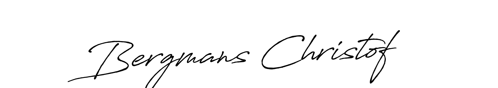 How to make Bergmans Christof signature? Antro_Vectra_Bolder is a professional autograph style. Create handwritten signature for Bergmans Christof name. Bergmans Christof signature style 7 images and pictures png