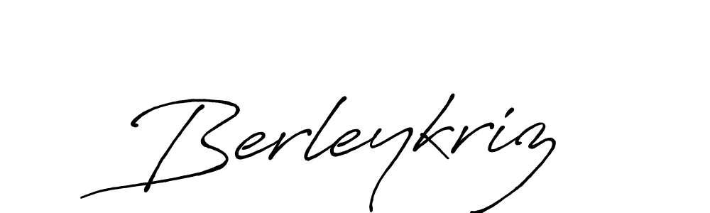 It looks lik you need a new signature style for name Berleykriz. Design unique handwritten (Antro_Vectra_Bolder) signature with our free signature maker in just a few clicks. Berleykriz signature style 7 images and pictures png