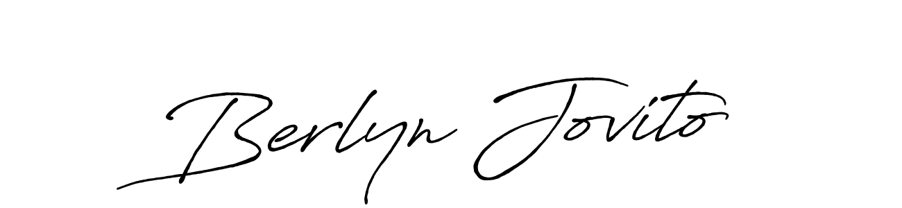 The best way (Antro_Vectra_Bolder) to make a short signature is to pick only two or three words in your name. The name Berlyn Jovito include a total of six letters. For converting this name. Berlyn Jovito signature style 7 images and pictures png