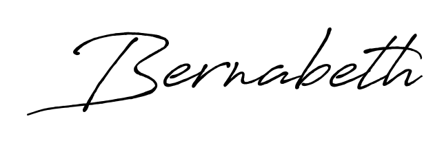Upgrade your professional image with Bernabeth signature created with Antro_Vectra_Bolder font. Fast, free, and watermark-free download. Bernabeth signature style 7 images and pictures png