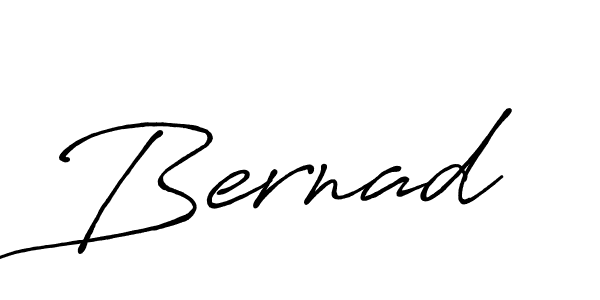 Make a beautiful signature design for name Bernad. With this signature (Antro_Vectra_Bolder) style, you can create a handwritten signature for free. Bernad signature style 7 images and pictures png