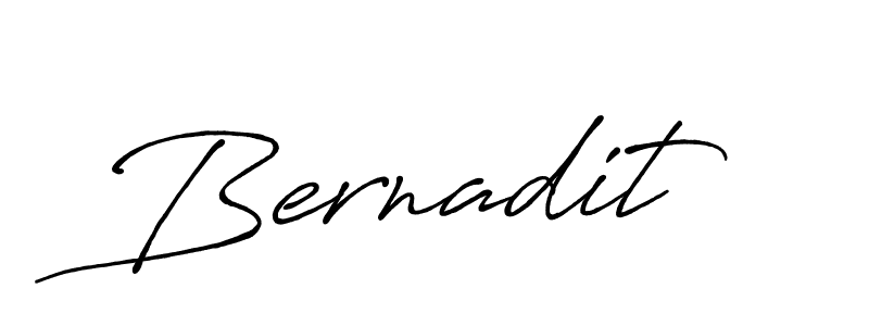 Bernadit stylish signature style. Best Handwritten Sign (Antro_Vectra_Bolder) for my name. Handwritten Signature Collection Ideas for my name Bernadit. Bernadit signature style 7 images and pictures png