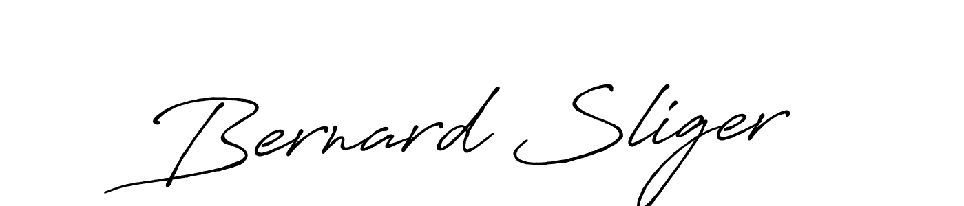 Design your own signature with our free online signature maker. With this signature software, you can create a handwritten (Antro_Vectra_Bolder) signature for name Bernard Sliger. Bernard Sliger signature style 7 images and pictures png