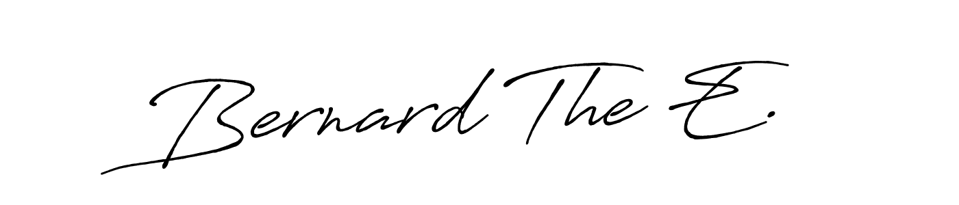 Once you've used our free online signature maker to create your best signature Antro_Vectra_Bolder style, it's time to enjoy all of the benefits that Bernard The E. name signing documents. Bernard The E. signature style 7 images and pictures png