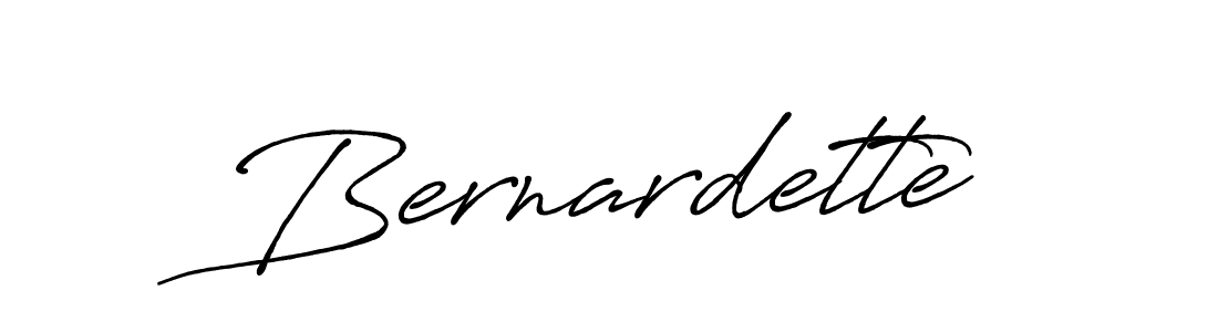 Use a signature maker to create a handwritten signature online. With this signature software, you can design (Antro_Vectra_Bolder) your own signature for name Bernardette. Bernardette signature style 7 images and pictures png