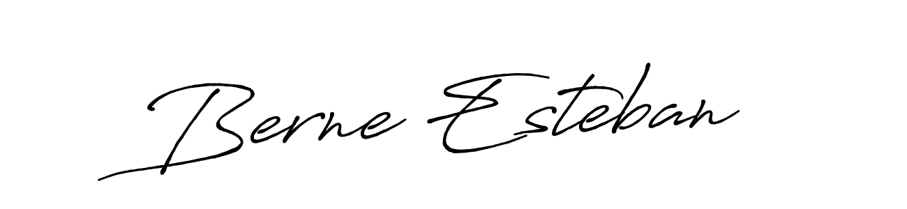 Here are the top 10 professional signature styles for the name Berne Esteban. These are the best autograph styles you can use for your name. Berne Esteban signature style 7 images and pictures png