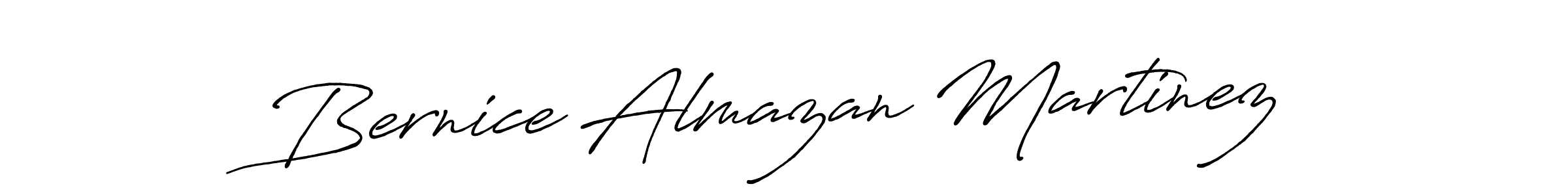 Design your own signature with our free online signature maker. With this signature software, you can create a handwritten (Antro_Vectra_Bolder) signature for name Bernice Almazan Martinez. Bernice Almazan Martinez signature style 7 images and pictures png