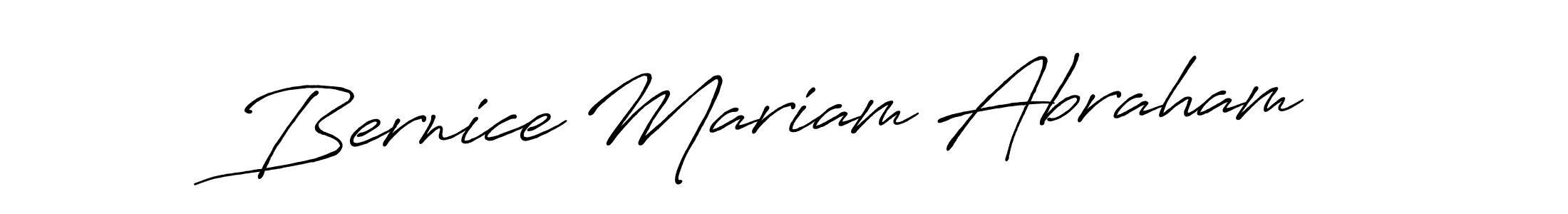 Design your own signature with our free online signature maker. With this signature software, you can create a handwritten (Antro_Vectra_Bolder) signature for name Bernice Mariam Abraham. Bernice Mariam Abraham signature style 7 images and pictures png