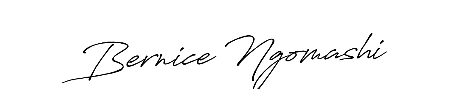 How to make Bernice Ngomashi signature? Antro_Vectra_Bolder is a professional autograph style. Create handwritten signature for Bernice Ngomashi name. Bernice Ngomashi signature style 7 images and pictures png
