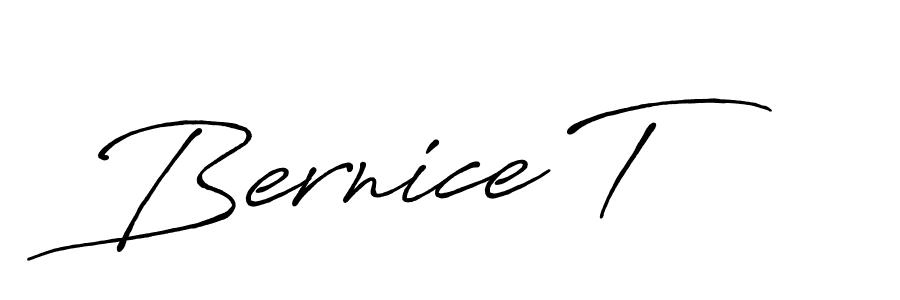 Also we have Bernice T name is the best signature style. Create professional handwritten signature collection using Antro_Vectra_Bolder autograph style. Bernice T signature style 7 images and pictures png