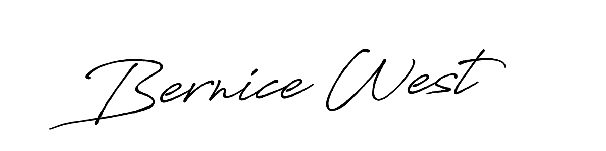 Antro_Vectra_Bolder is a professional signature style that is perfect for those who want to add a touch of class to their signature. It is also a great choice for those who want to make their signature more unique. Get Bernice West name to fancy signature for free. Bernice West signature style 7 images and pictures png