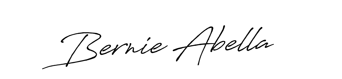 Bernie Abella stylish signature style. Best Handwritten Sign (Antro_Vectra_Bolder) for my name. Handwritten Signature Collection Ideas for my name Bernie Abella. Bernie Abella signature style 7 images and pictures png