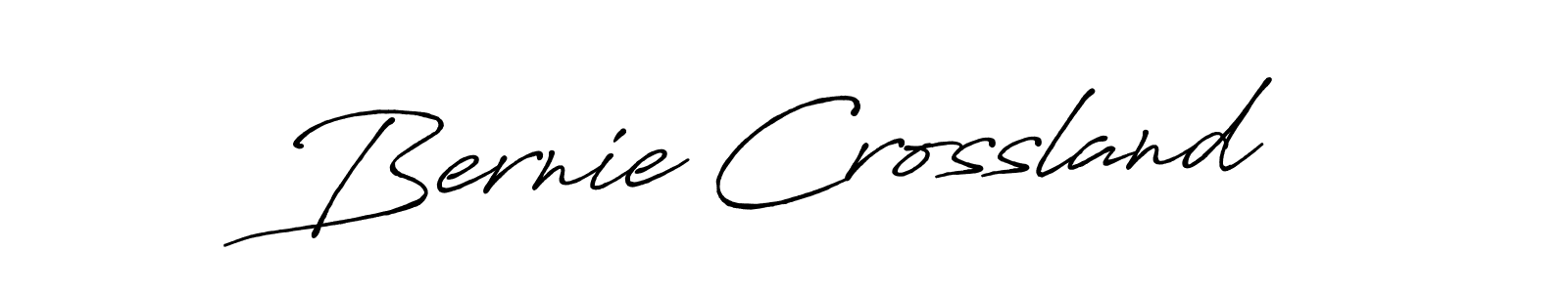 Also we have Bernie Crossland name is the best signature style. Create professional handwritten signature collection using Antro_Vectra_Bolder autograph style. Bernie Crossland signature style 7 images and pictures png