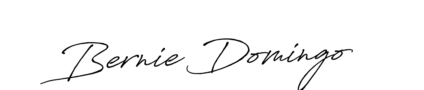 You should practise on your own different ways (Antro_Vectra_Bolder) to write your name (Bernie Domingo) in signature. don't let someone else do it for you. Bernie Domingo signature style 7 images and pictures png