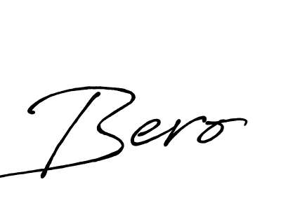 It looks lik you need a new signature style for name Bero. Design unique handwritten (Antro_Vectra_Bolder) signature with our free signature maker in just a few clicks. Bero signature style 7 images and pictures png