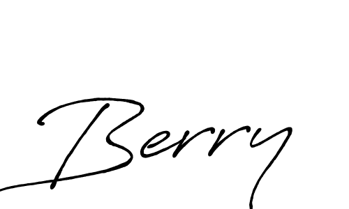 Use a signature maker to create a handwritten signature online. With this signature software, you can design (Antro_Vectra_Bolder) your own signature for name Berry. Berry signature style 7 images and pictures png