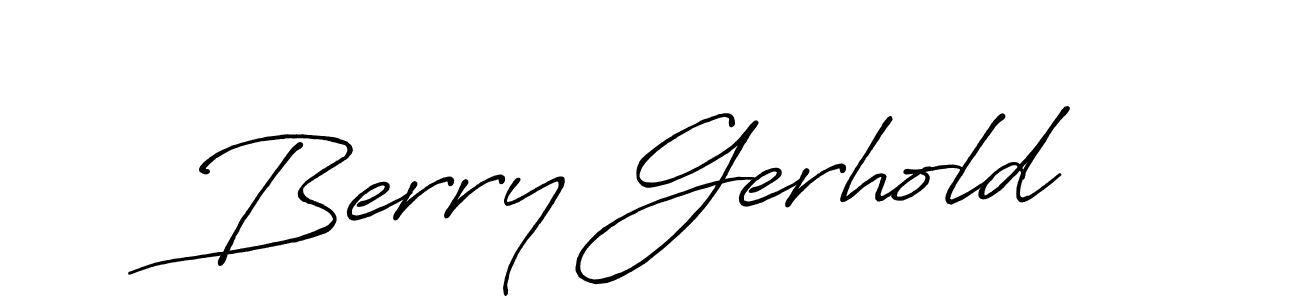 Best and Professional Signature Style for Berry Gerhold. Antro_Vectra_Bolder Best Signature Style Collection. Berry Gerhold signature style 7 images and pictures png