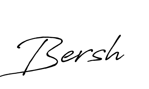 Make a beautiful signature design for name Bersh. Use this online signature maker to create a handwritten signature for free. Bersh signature style 7 images and pictures png