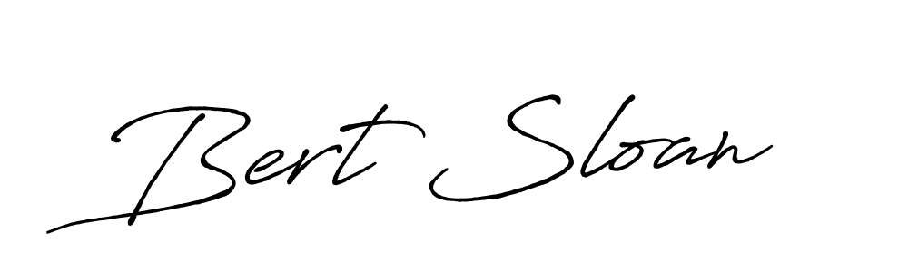 Make a beautiful signature design for name Bert Sloan. With this signature (Antro_Vectra_Bolder) style, you can create a handwritten signature for free. Bert Sloan signature style 7 images and pictures png