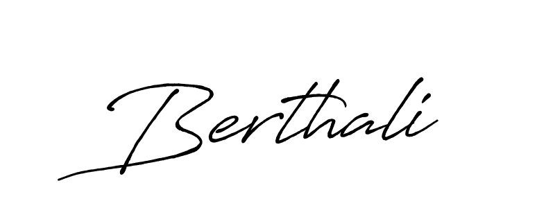 Also You can easily find your signature by using the search form. We will create Berthali name handwritten signature images for you free of cost using Antro_Vectra_Bolder sign style. Berthali signature style 7 images and pictures png