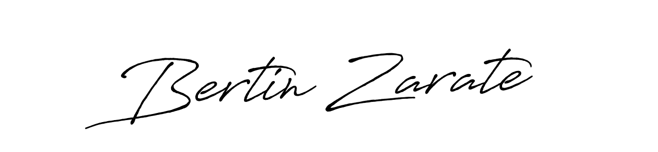 Design your own signature with our free online signature maker. With this signature software, you can create a handwritten (Antro_Vectra_Bolder) signature for name Bertin Zarate. Bertin Zarate signature style 7 images and pictures png