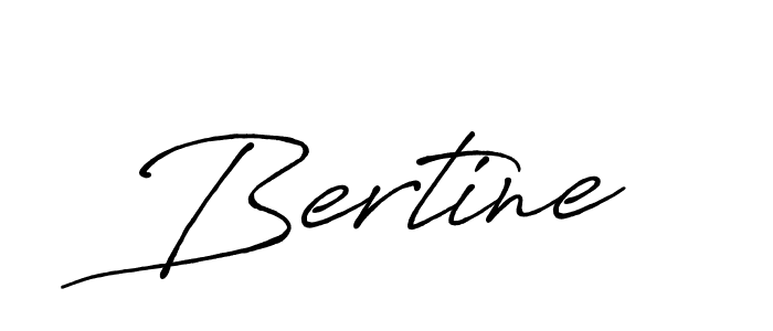 Bertine stylish signature style. Best Handwritten Sign (Antro_Vectra_Bolder) for my name. Handwritten Signature Collection Ideas for my name Bertine. Bertine signature style 7 images and pictures png