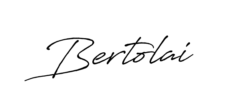 The best way (Antro_Vectra_Bolder) to make a short signature is to pick only two or three words in your name. The name Bertolai include a total of six letters. For converting this name. Bertolai signature style 7 images and pictures png