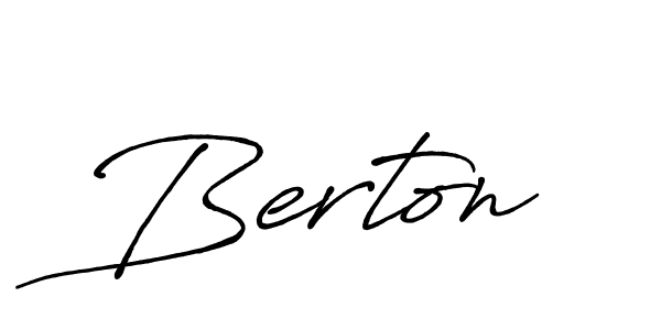 Once you've used our free online signature maker to create your best signature Antro_Vectra_Bolder style, it's time to enjoy all of the benefits that Berton name signing documents. Berton signature style 7 images and pictures png