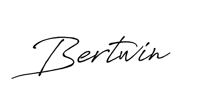 How to make Bertwin signature? Antro_Vectra_Bolder is a professional autograph style. Create handwritten signature for Bertwin name. Bertwin signature style 7 images and pictures png