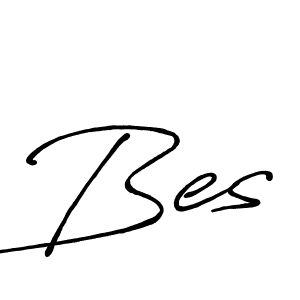 How to make Bes name signature. Use Antro_Vectra_Bolder style for creating short signs online. This is the latest handwritten sign. Bes signature style 7 images and pictures png