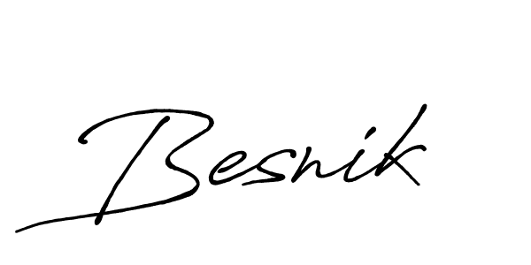 Once you've used our free online signature maker to create your best signature Antro_Vectra_Bolder style, it's time to enjoy all of the benefits that Besnik name signing documents. Besnik signature style 7 images and pictures png