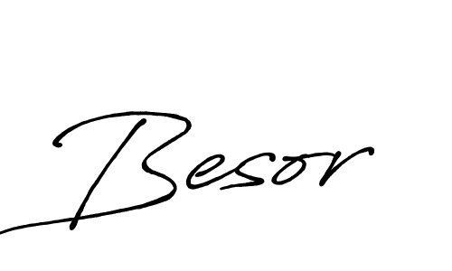 Make a beautiful signature design for name Besor. With this signature (Antro_Vectra_Bolder) style, you can create a handwritten signature for free. Besor signature style 7 images and pictures png