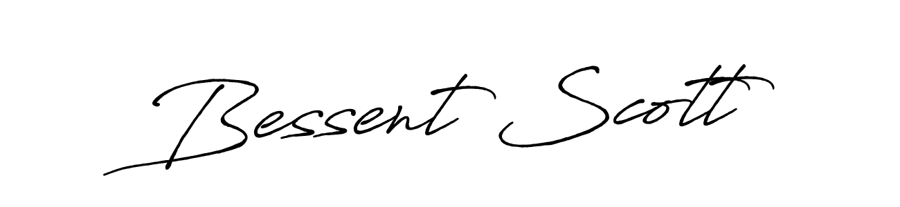Use a signature maker to create a handwritten signature online. With this signature software, you can design (Antro_Vectra_Bolder) your own signature for name Bessent Scott. Bessent Scott signature style 7 images and pictures png