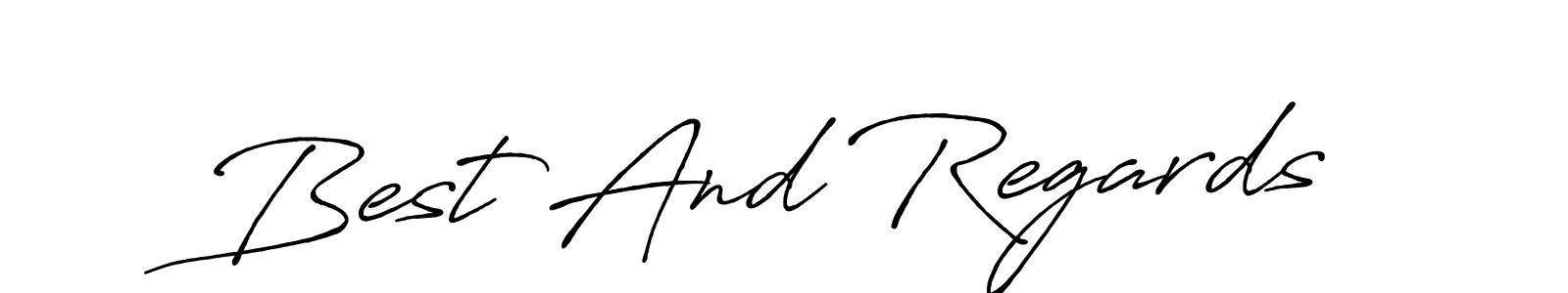 It looks lik you need a new signature style for name Best And Regards. Design unique handwritten (Antro_Vectra_Bolder) signature with our free signature maker in just a few clicks. Best And Regards signature style 7 images and pictures png
