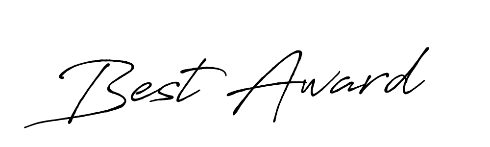 It looks lik you need a new signature style for name Best Award. Design unique handwritten (Antro_Vectra_Bolder) signature with our free signature maker in just a few clicks. Best Award signature style 7 images and pictures png