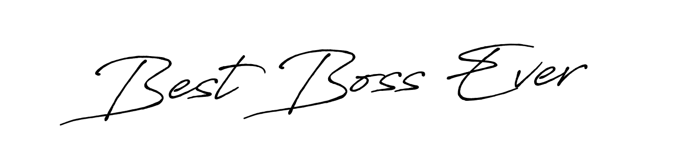 It looks lik you need a new signature style for name Best Boss Ever. Design unique handwritten (Antro_Vectra_Bolder) signature with our free signature maker in just a few clicks. Best Boss Ever signature style 7 images and pictures png