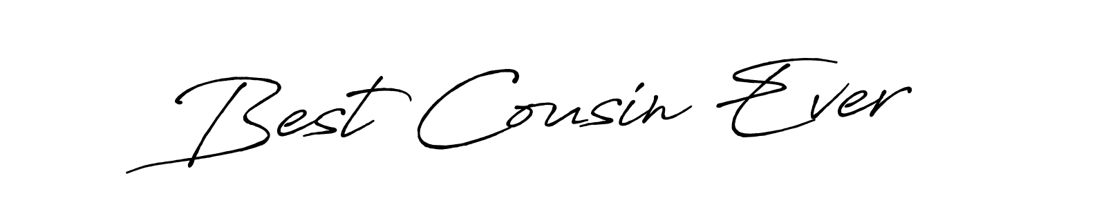 Design your own signature with our free online signature maker. With this signature software, you can create a handwritten (Antro_Vectra_Bolder) signature for name Best Cousin Ever. Best Cousin Ever signature style 7 images and pictures png
