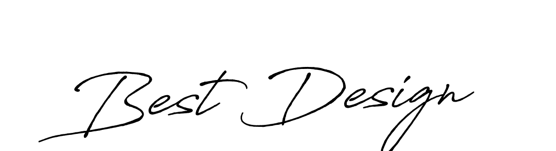 Make a beautiful signature design for name Best Design. With this signature (Antro_Vectra_Bolder) style, you can create a handwritten signature for free. Best Design signature style 7 images and pictures png