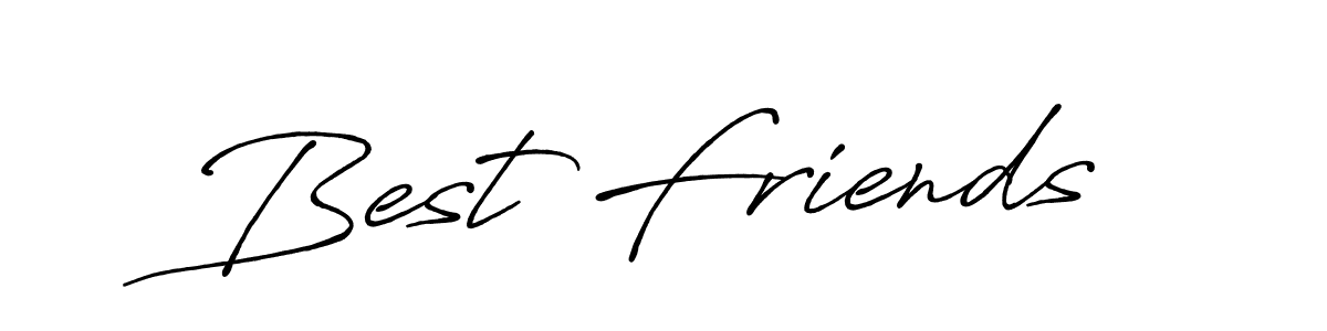 How to make Best Friends name signature. Use Antro_Vectra_Bolder style for creating short signs online. This is the latest handwritten sign. Best Friends signature style 7 images and pictures png