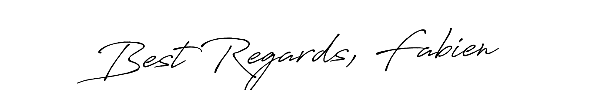 Best and Professional Signature Style for Best Regards, Fabien. Antro_Vectra_Bolder Best Signature Style Collection. Best Regards, Fabien signature style 7 images and pictures png