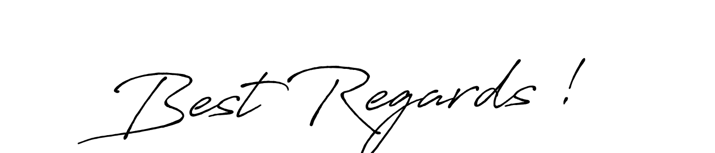 Also You can easily find your signature by using the search form. We will create Best Regards ! name handwritten signature images for you free of cost using Antro_Vectra_Bolder sign style. Best Regards ! signature style 7 images and pictures png