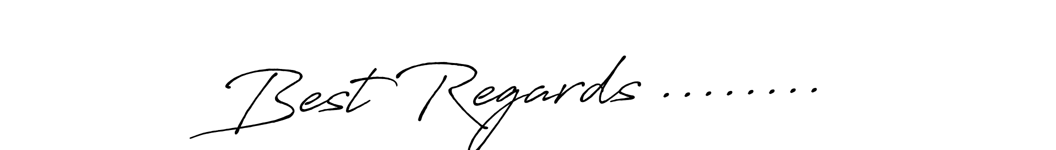 Use a signature maker to create a handwritten signature online. With this signature software, you can design (Antro_Vectra_Bolder) your own signature for name Best Regards ......... Best Regards ........ signature style 7 images and pictures png