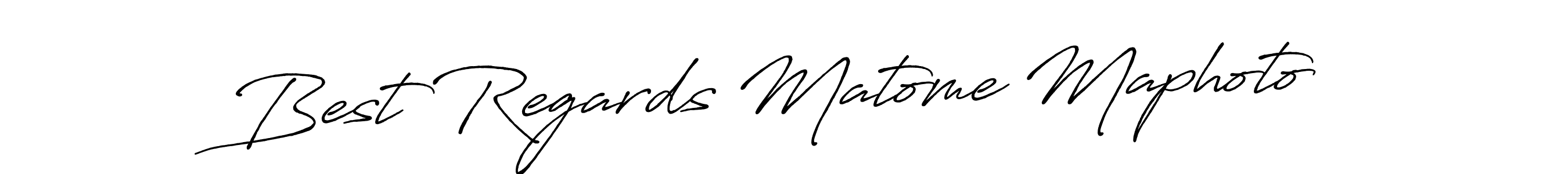 Best Regards Matome Maphoto stylish signature style. Best Handwritten Sign (Antro_Vectra_Bolder) for my name. Handwritten Signature Collection Ideas for my name Best Regards Matome Maphoto. Best Regards Matome Maphoto signature style 7 images and pictures png