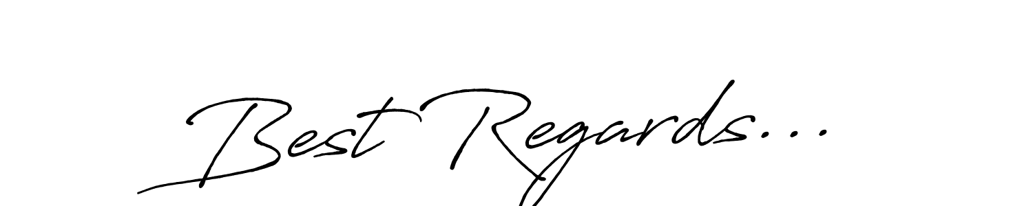 The best way (Antro_Vectra_Bolder) to make a short signature is to pick only two or three words in your name. The name Best Regards... include a total of six letters. For converting this name. Best Regards... signature style 7 images and pictures png