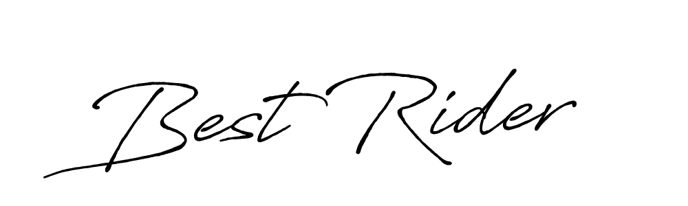 Make a short Best Rider signature style. Manage your documents anywhere anytime using Antro_Vectra_Bolder. Create and add eSignatures, submit forms, share and send files easily. Best Rider signature style 7 images and pictures png