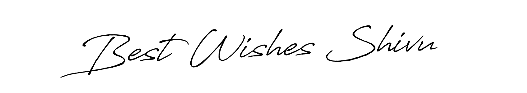 Create a beautiful signature design for name Best Wishes Shivu. With this signature (Antro_Vectra_Bolder) fonts, you can make a handwritten signature for free. Best Wishes Shivu signature style 7 images and pictures png