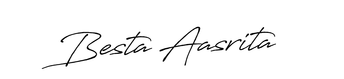 It looks lik you need a new signature style for name Besta Aasrita. Design unique handwritten (Antro_Vectra_Bolder) signature with our free signature maker in just a few clicks. Besta Aasrita signature style 7 images and pictures png